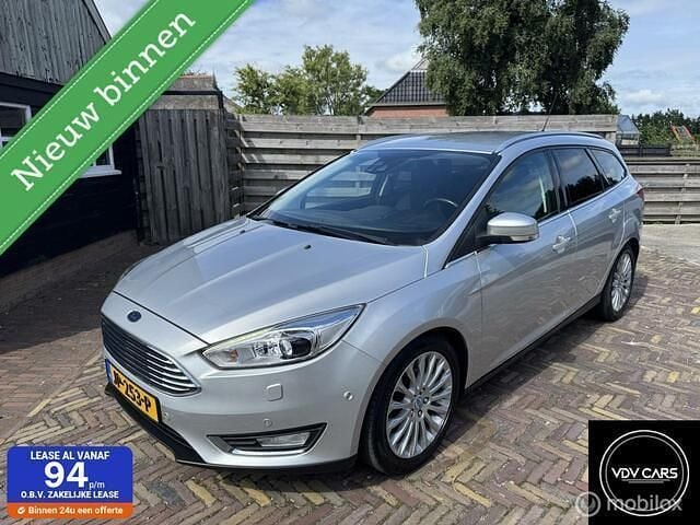 Grijs Gebruikt 2015 Ford Focus Titanium Stationwagen | € 5.700 (Eerlijke prijs) - Afbeelding 1/4