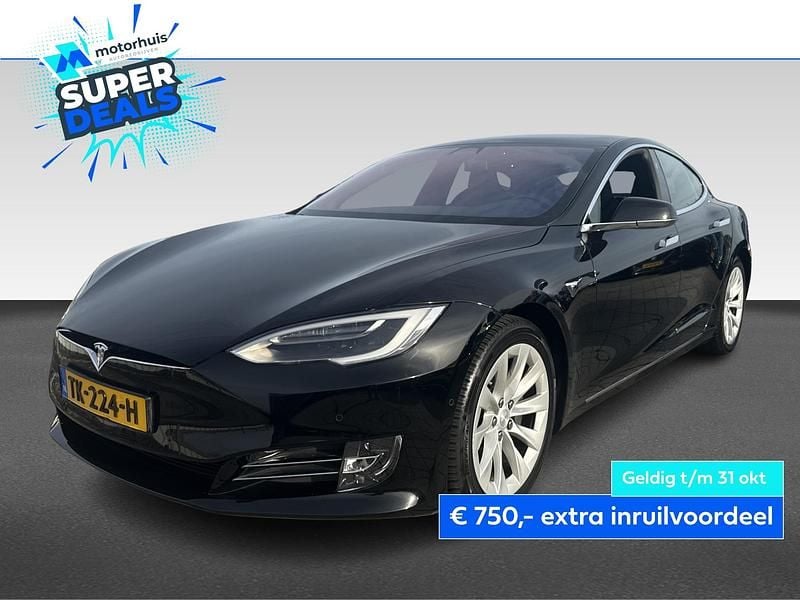 Zwart Gebruikt 2018 Tesla Model S Hatchback | € 22.965 (Goede deal) - Afbeelding 1/4
