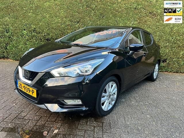 Zwart Gebruikt 2019 Nissan Micra N-Connecta Hatchback | € 8.450 (Goede deal) - Afbeelding 1/4