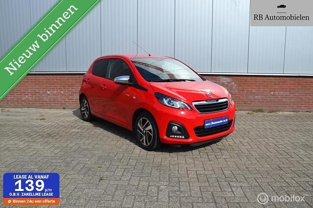 Rood Gebruikt 2020 Peugeot 108 Style Hatchback | € 8.450 (Goede deal) - Afbeelding 1/4
