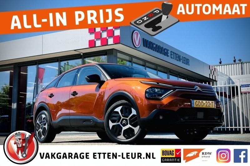 Oranje Gebruikt 2021 Citroën C4 Feel SUV | € 20.985 (Eerlijke prijs) - Afbeelding 1/4
