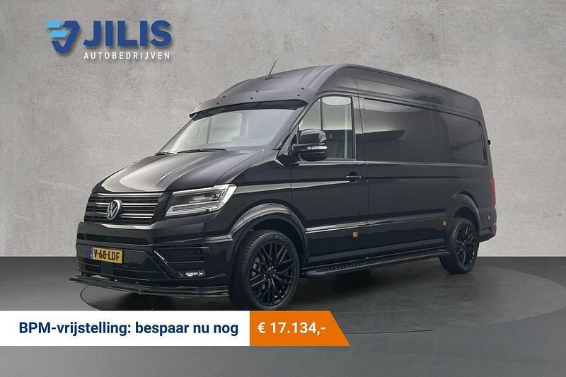 Zwart Nieuw 2024 VW Crafter Edition Van | € 49.950 - Afbeelding 1/3