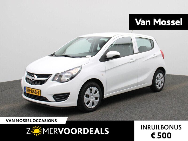 Wit Gebruikt 2017 Opel Karl Edition Hatchback | € 9.400 (Eerlijke prijs) - Afbeelding 1/4