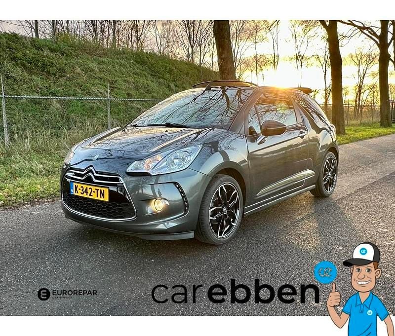 Grijs Occasion 2014 Citroën DS3 Cabriolet So Chic Cabriolet | € 8.950 (Duur) - Afbeelding 1/4