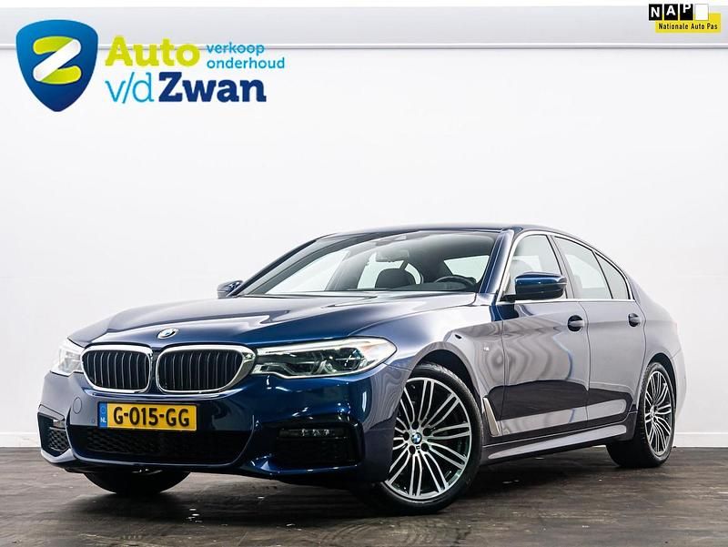 Blauw Occasion 2019 BMW 520 Executive Sedan | € 22.950 (Super prijs) - Afbeelding 1/4
