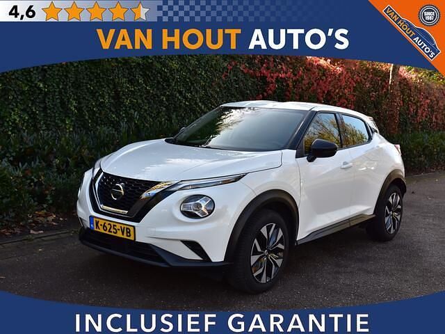 Wit Gebruikt 2021 Nissan Juke Acenta SUV | € 11.950 (Super prijs) - Afbeelding 1/4