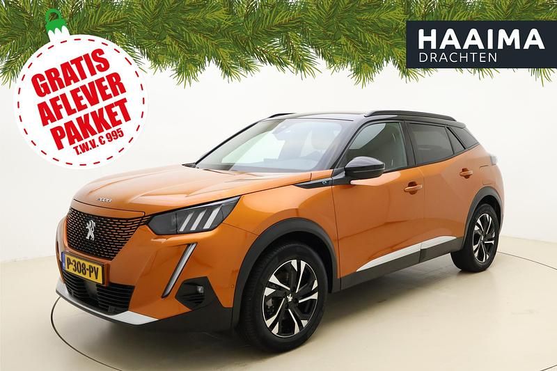Oranje Gebruikt 2020 Peugeot e-2008 GTi SUV | € 16.945 (Eerlijke prijs) - Afbeelding 1/4