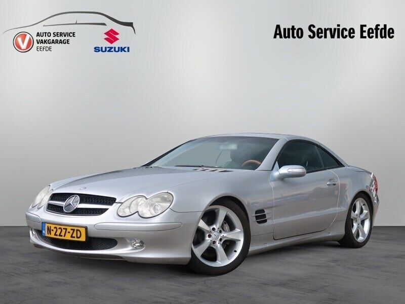 Grijs Gebruikt 2002 Mercedes SL500 Cabriolet | € 17.999 (Eerlijke prijs) - Afbeelding 1/3