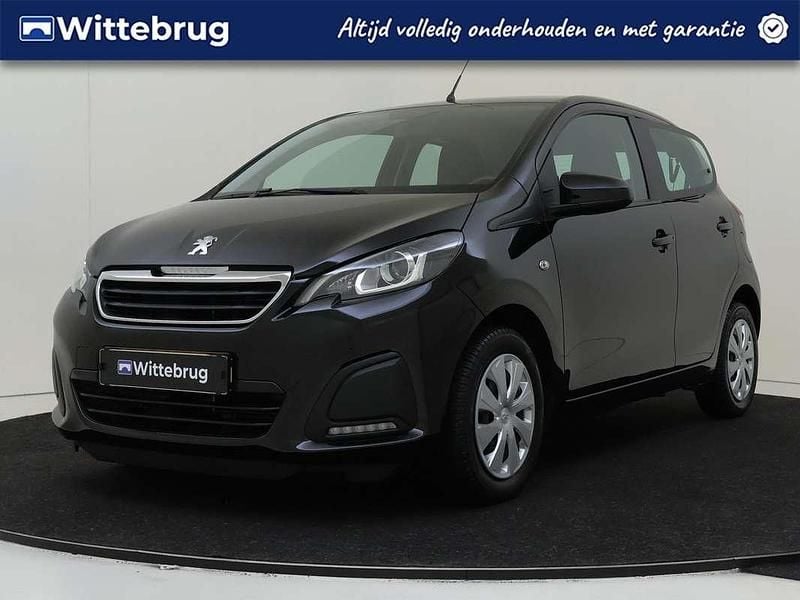 Zwart Gebruikt 2021 Peugeot 108 Active Hatchback | € 10.225 (Eerlijke prijs) - Afbeelding 1/3