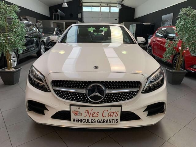 Wit Gebruikt 2021 Mercedes C200 AMG Cabriolet | € 29.990 - Afbeelding 1/4