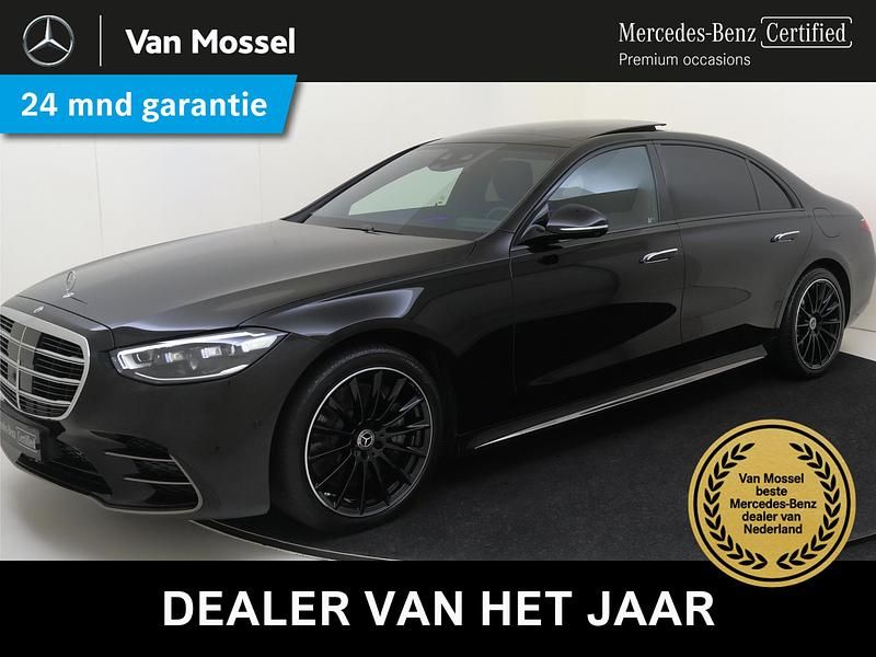 Zwart Occasion 2024 Mercedes S580 AMG line Sedan | € 119.945 (Goede deal) - Afbeelding 1/4