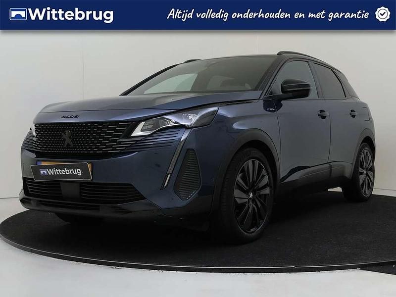 Blauw Gebruikt 2021 Peugeot 3008 GT SUV | € 23.425 (Eerlijke prijs) - Afbeelding 1/3