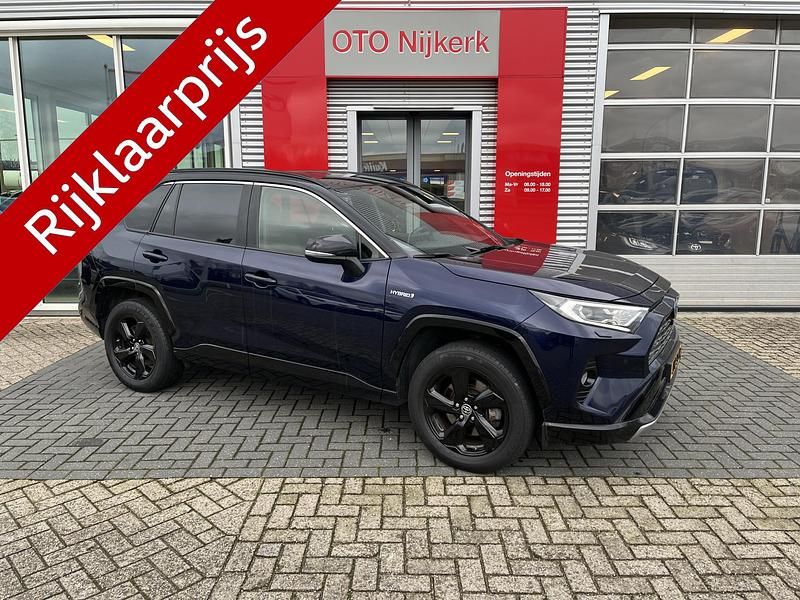 Blauw (metallic) Gebruikt 2020 Toyota RAV4 Hybrid Style SUV | € 36.900 (Iets duurder) - Afbeelding 1/4