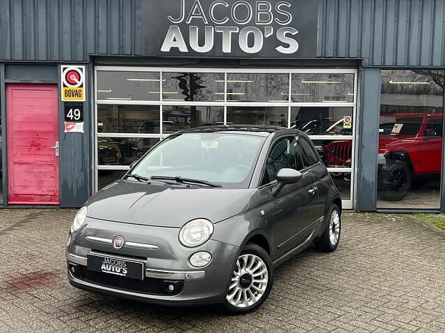 Grijs Gebruikt 2012 Fiat 500 Lounge Hatchback | € 3.995 (Eerlijke prijs) - Afbeelding 1/4