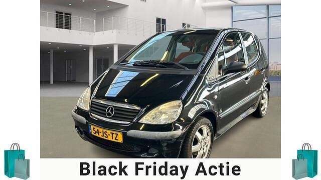 Zwart Gebruikt 2002 Mercedes A140 Elegance MPV | € 2.995 (Iets duurder) - Afbeelding 1/4