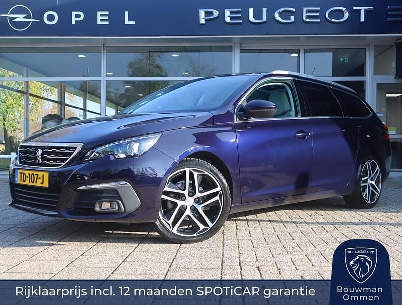 Occasion Peugeot 308 SW Allure 131 PK (96 kW) 2018 Blauw Stationwagen