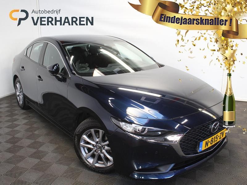 Blauw Gebruikt 2022 Mazda 3 Comfort Sedan | € 19.900 (Super prijs) - Afbeelding 1/4
