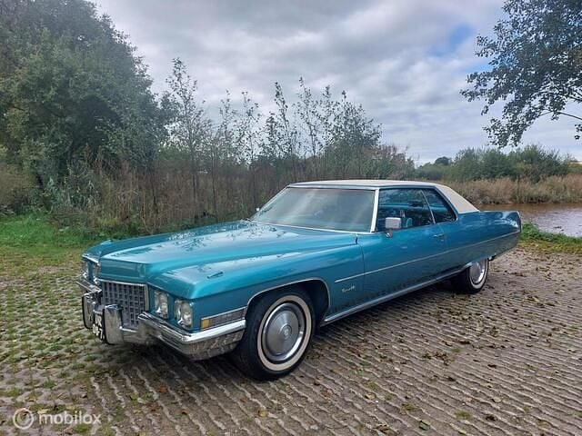 Blauw Gebruikt 1971 Cadillac Coupé DeVille Coupé | € 23.950 - Afbeelding 1/4