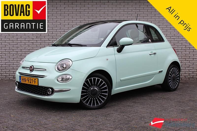 Groen Gebruikt 2015 Fiat 500 Lounge Hatchback | € 8.950 (Iets duurder) - Afbeelding 1/4