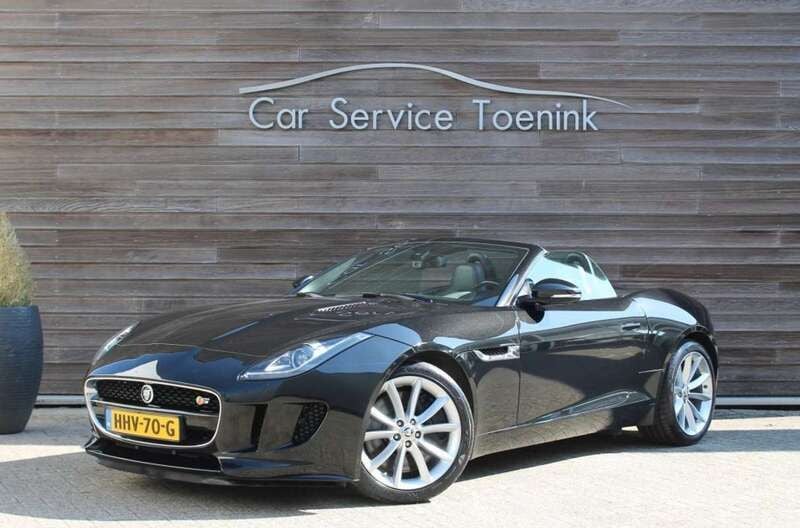 Zwart, metallic lak Gebruikt 2013 Jaguar F-Type S Cabriolet | € 39.950 (Eerlijke prijs) - Afbeelding 1/4