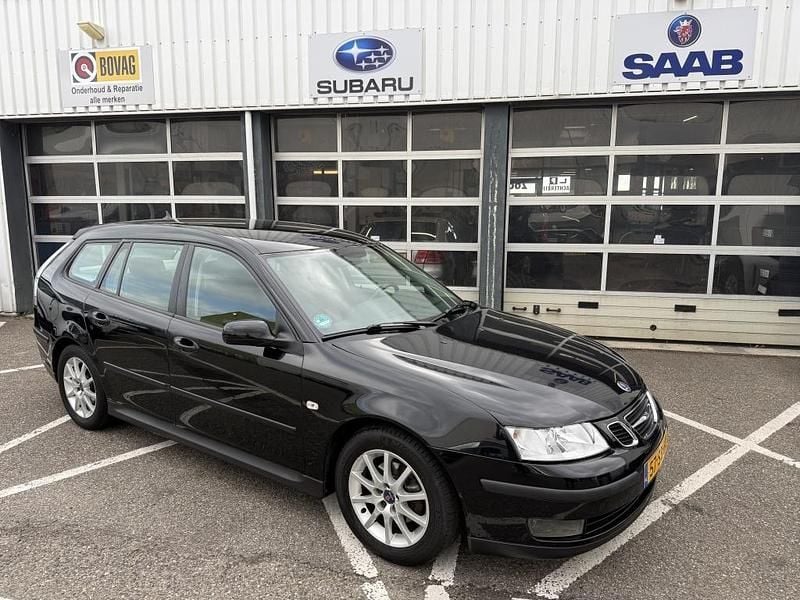 Zwart Gebruikt 2005 Saab 9-3 Linear Stationwagen | € 2.950 (Duur) - Afbeelding 1/3