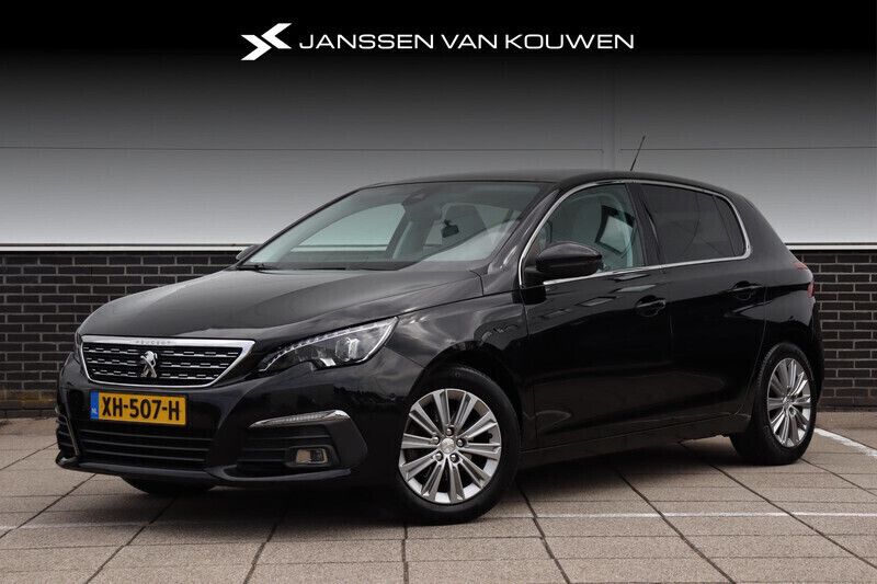Zwart Gebruikt 2019 Peugeot 308 Allure Hatchback | € 14.745 (Duur) - Afbeelding 1/4