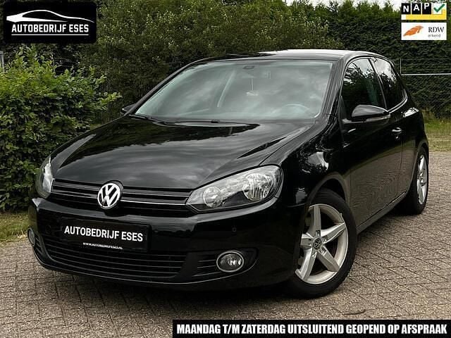 Zwart Gebruikt 2010 VW Golf VI Comfortline Hatchback | € 3.999 (Super prijs) - Afbeelding 1/3