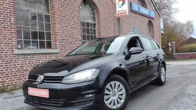 Zwart Gebruikt 2015 VW Golf VII Stationwagen | € 9.400 (Super prijs) - Afbeelding 1/4