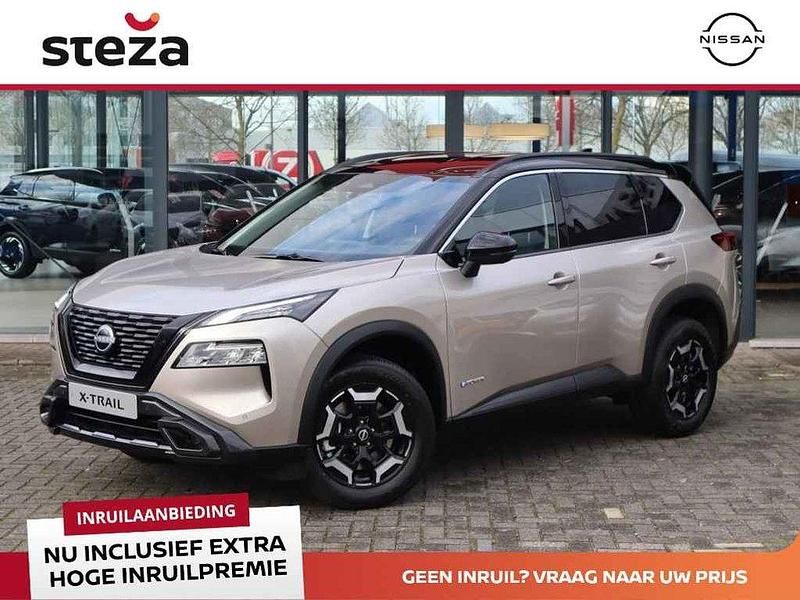 Two tone champagne silver & black m Nieuw 2025 Nissan X-Trail SUV | € 49.573 (Goede deal) - Afbeelding 1/4