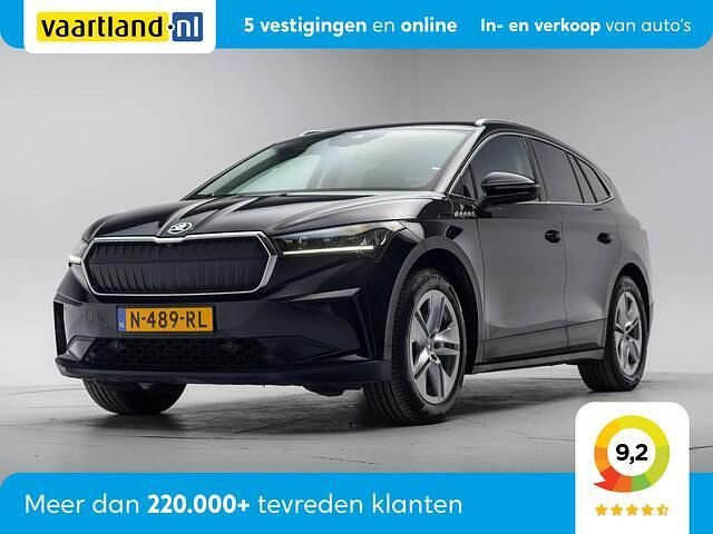 Zwart Occasion 2021 Skoda Enyaq iV Sport SUV | € 20.845 (Super prijs) - Afbeelding 1/4