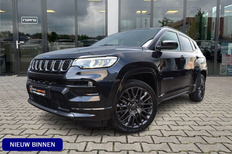 Zwart Gebruikt 2022 Jeep Compass SUV | € 24.900 (Super prijs) - Afbeelding 1/4