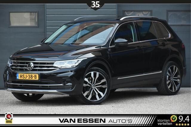 Zwart Gebruikt 2021 VW Tiguan Business+ SUV | € 32.995 (Super prijs) - Afbeelding 1/4