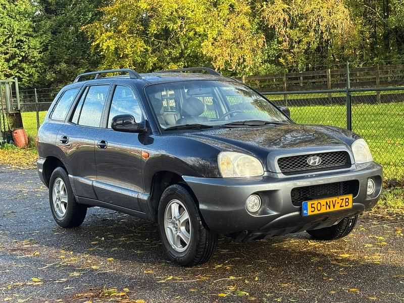 Blauw Gebruikt 2004 Hyundai Santa Fe SUV | € 2.750 - Afbeelding 1/4