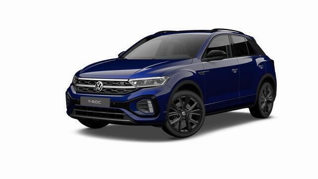 Blauw Nieuw 2025 VW T-Roc R-line Edition SUV | € 52.580 - Afbeelding 1/4