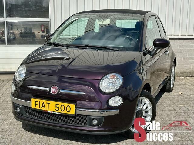 Zwart Gebruikt 2013 Fiat 500C Lounge Cabriolet | € 7.290 (Eerlijke prijs) - Afbeelding 1/4