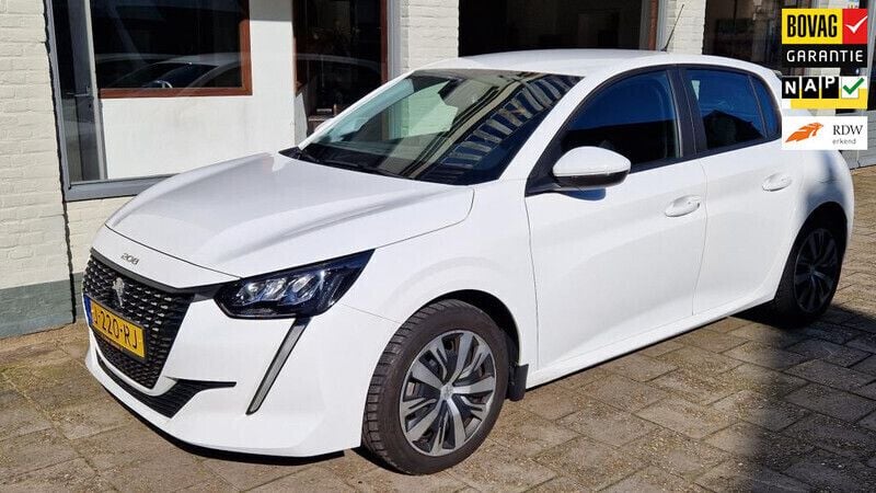 Wit Gebruikt 2020 Peugeot 208 Active Hatchback | € 12.995 (Eerlijke prijs) - Afbeelding 1/4