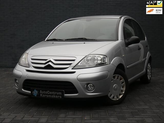 Grijs (metallic) Occasion 2008 Citroën C3 Hatchback | € 1.950 (Eerlijke prijs) - Afbeelding 1/4