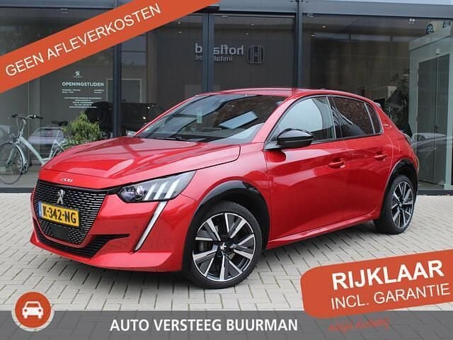 Rood Gebruikt 2021 Peugeot 208 GT-line Hatchback | € 14.745 (Eerlijke prijs) - Afbeelding 1/4