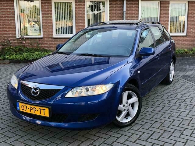 Blauw Gebruikt 2004 Mazda 6 Touring Stationwagen | € 2.100 (Eerlijke prijs) - Afbeelding 1/4