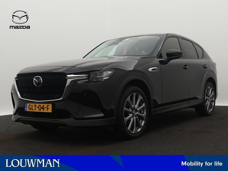 Zwart Gebruikt 2024 Mazda CX-60 Exclusive-Line SUV | € 45.885 (Eerlijke prijs) - Afbeelding 1/3