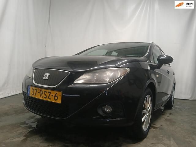 Zwart (metallic) Gebruikt 2011 Seat Ibiza ST Ecomotive Stationwagen | € 995 - Afbeelding 1/4