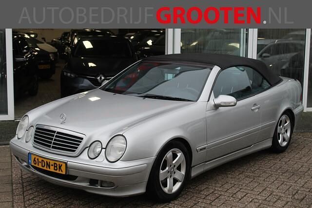 Grijs Occasion 1999 Mercedes 200 Elegance Cabriolet | € 2.999 (Eerlijke prijs) - Afbeelding 1/4