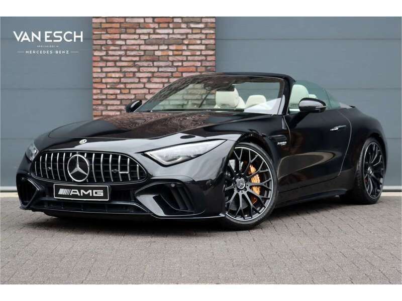 Zwart, metallic lak Gebruikt 2023 Mercedes SL63 AMG AMG Cabriolet | € 199.500 (Eerlijke prijs) - Afbeelding 1/4