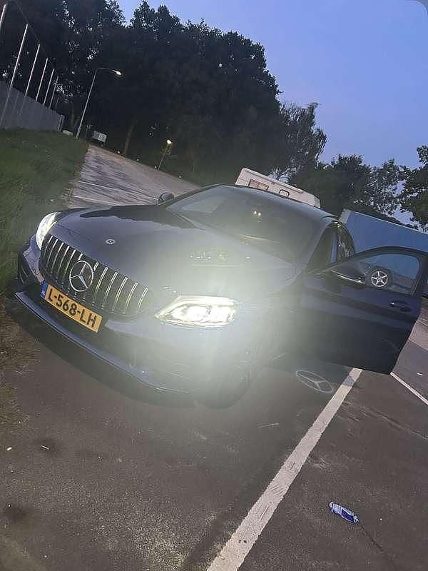Blauw Gebruikt 2021 Mercedes C300e AMG Sedan | € 37.500 (Eerlijke prijs) - Afbeelding 1/4