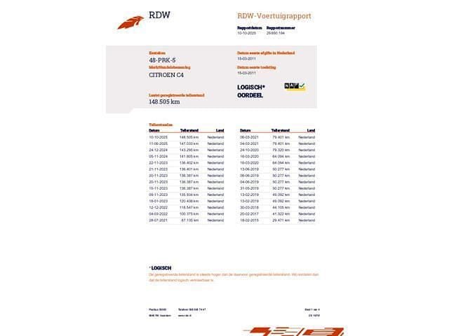 Bruin Gebruikt 2011 Citroën C4 Tendance Hatchback | € 4.250 (Eerlijke prijs) - Afbeelding 1/1
