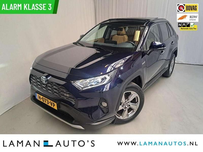 Blauw, metallic lak Gebruikt 2020 Toyota RAV4 Hybrid Executive SUV | € 35.995 (Duur) - Afbeelding 1/4