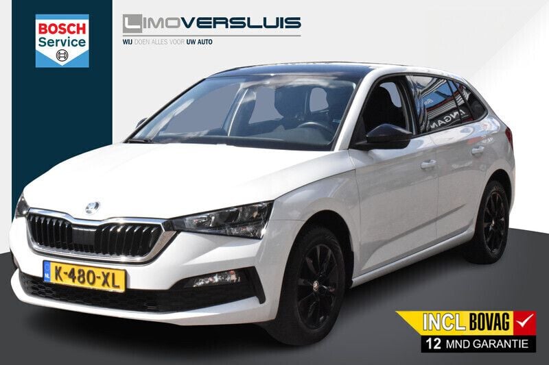 Wit Gebruikt 2021 Skoda Scala Ambition Hatchback | € 15.950 (Eerlijke prijs) - Afbeelding 1/4