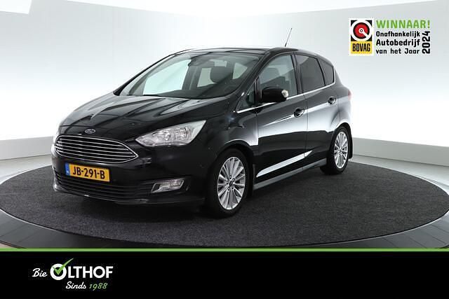 Zwart Gebruikt 2015 Ford C-MAX Titanium MPV | € 10.850 (Eerlijke prijs) - Afbeelding 1/4