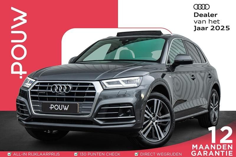 Grijs Gebruikt 2018 Audi Q5 S-Line SUV | € 36.750 (Eerlijke prijs) - Afbeelding 1/4