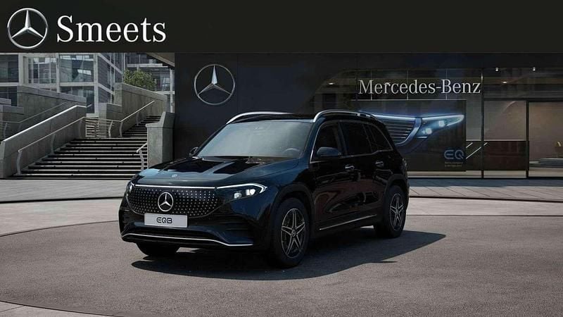 Zwart Nieuw 2025 Mercedes EQB250+ AMG line SUV | € 55.901 (Iets duurder) - Afbeelding 1/4